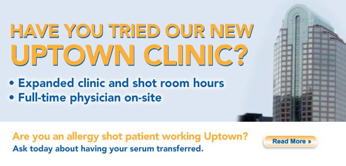 Expanded Clinic And Shot Room Hours For Uptown Clinic Carolina Asthma 