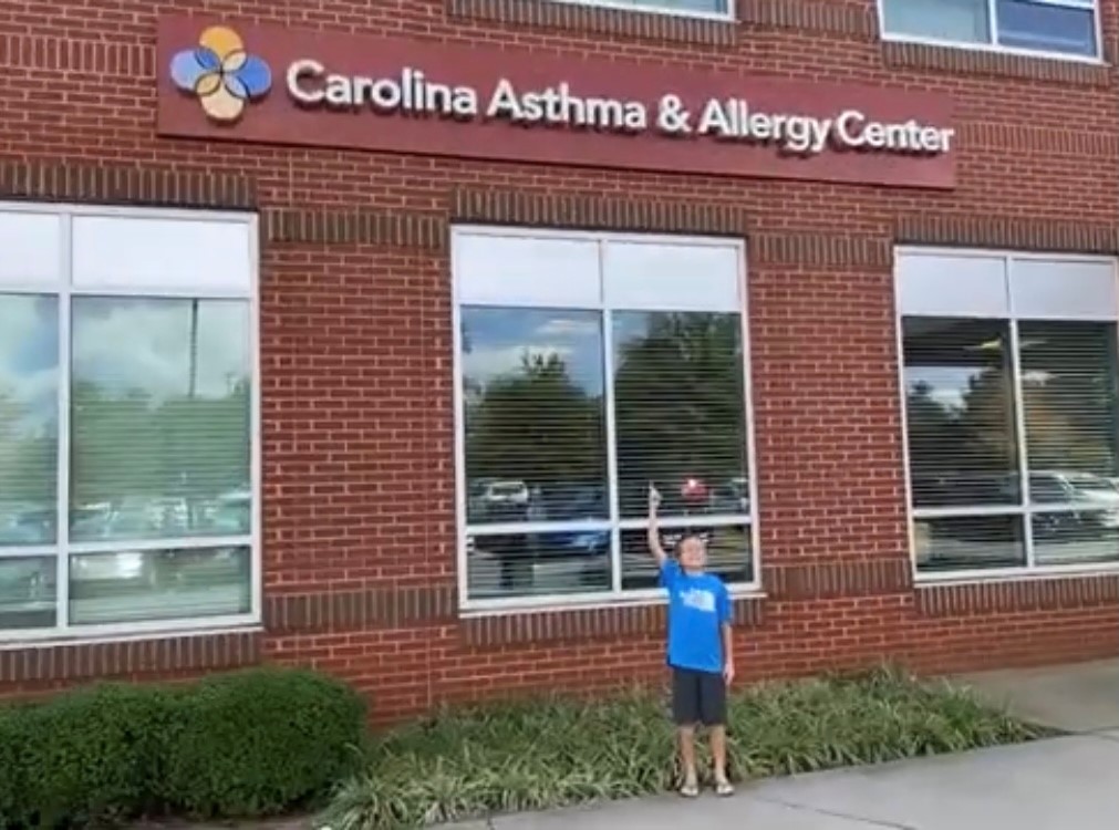 Kade Gets an Allergy Shot! Carolina Asthma & Allergy