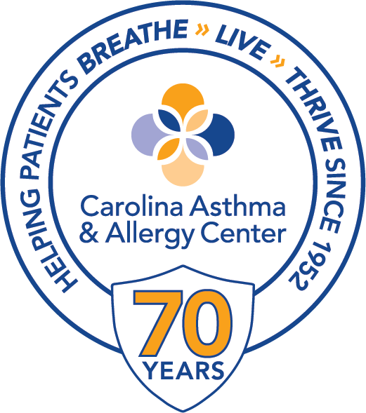 CAAC 70th logo seal Pollen & Mold Counts